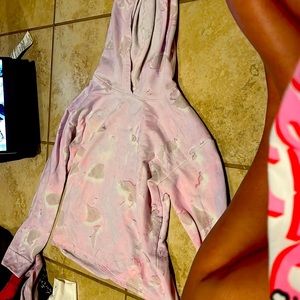 Girls pink purple hoodie comfy and cute